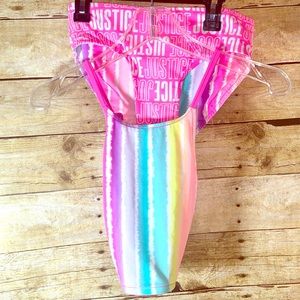 2/$20 Justice reversible Tankini